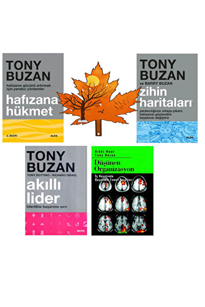Alfa Yayınları Tony Buzan -tamset- Hafızana Hükmet - Zihin Haritaları - Akıll...