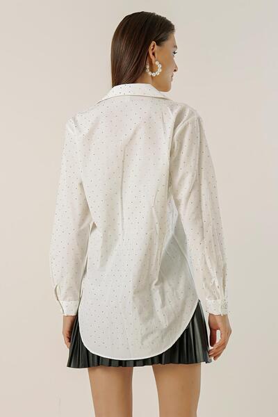 By Saygı Міні-сорочка з довгими рукавами та застібкою на ґудзиках