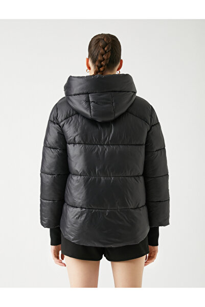 Koton Πουφερ μπουφάν με λεπτομέρεια τσέπης με φερμουάρ