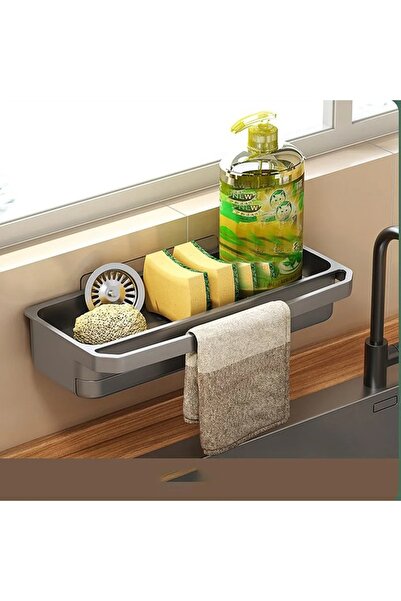 Doori Yapışkanlı duvara asılabilir  Bulaşık bezi bulaşık sabunluk  Bulaşık Sünger Deterjan Düzenleyici