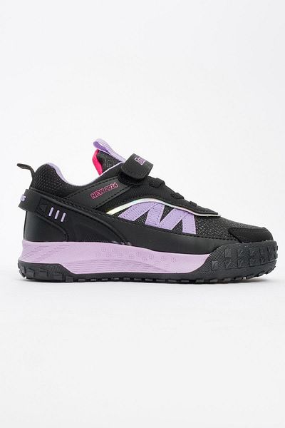 Ccway Pantofi sport pentru copii negru liliac