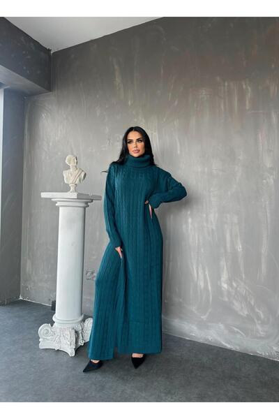 MAY MARA Women's Hair Knitting Detail Long Tunic 2 Pack Pants Suit