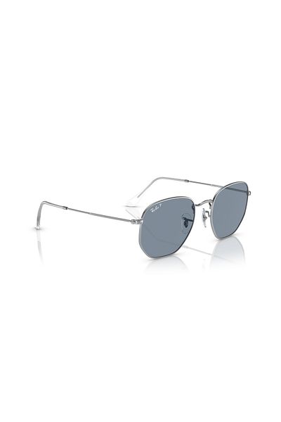 Ray-Ban Ray Ban Unisex Irregular Hexagonal Sunglasses- Rb 3548n - Lense Size:51mm - Silver