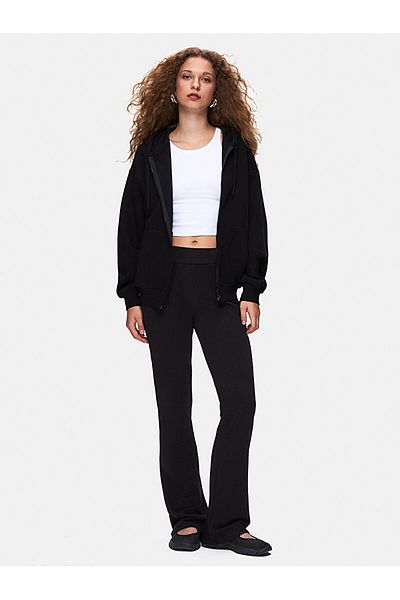 Ltb Slogan Straight Leg Black Tracksuit