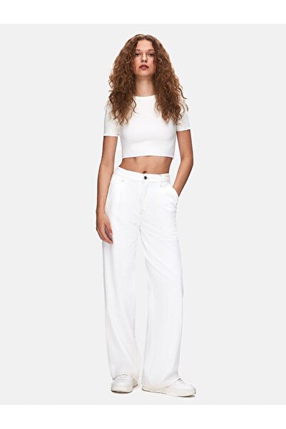 Ltb Pantaloni Mındy cu picioare late