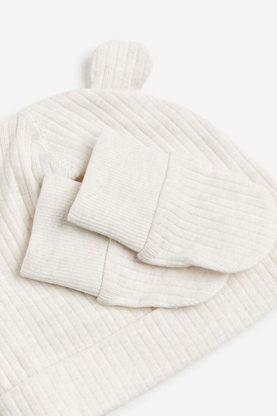 H&M طقم قطني مكون من قطعتين