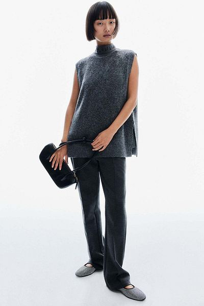 H&M Tailored jersey trousers