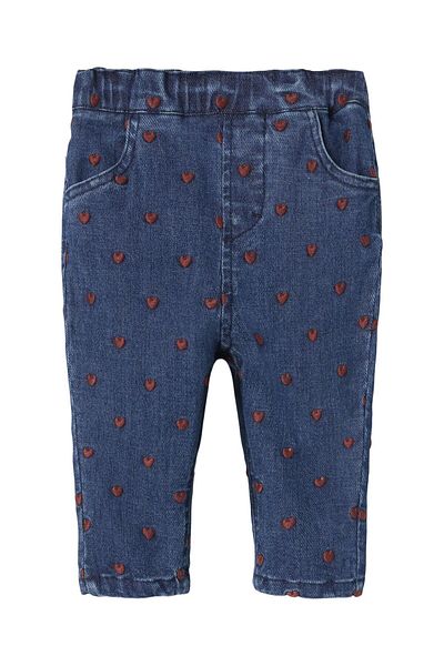 Lil' Atelier Baby Jeans mit weitem Schnitt