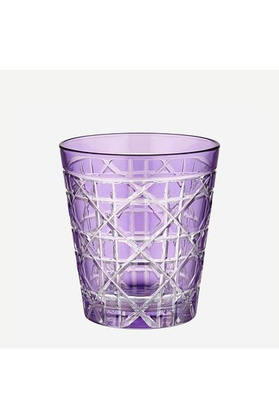 CHIARA ALESSI Gloria Purple Glass Water Cup 345 ml