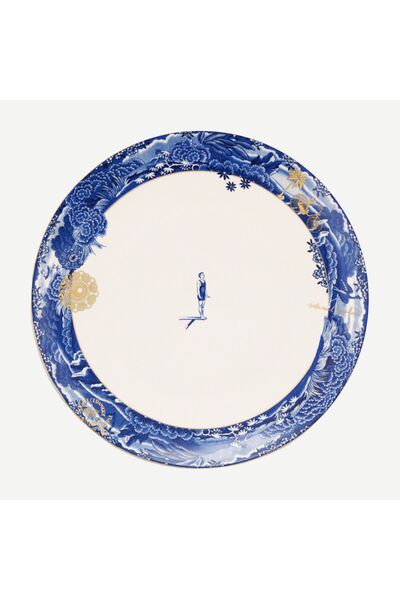 Pip Studio Heritage Blue Porcelain Dinner Plate 26.5 Cm