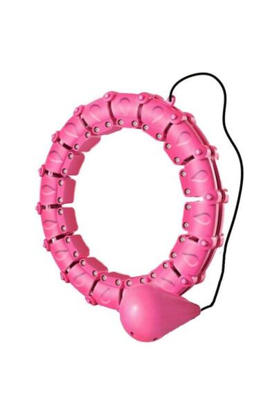 Leyaton Akıllı Hula Hoop Çemberi 24 Bölüm Parça Mor Renk Fitness Spor  Egzers...