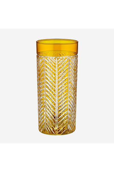 CHIARA ALESSI Lanza Amber Glass Water Cup 485 ml