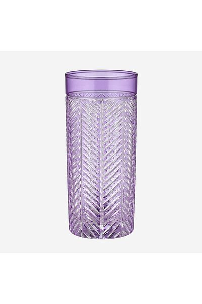 CHIARA ALESSI Purple Glass Water Cup 485 ml