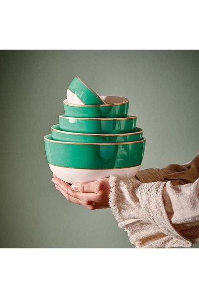 Pip Studio وعاء بورسلين أخضر من شيك 15.5 سم