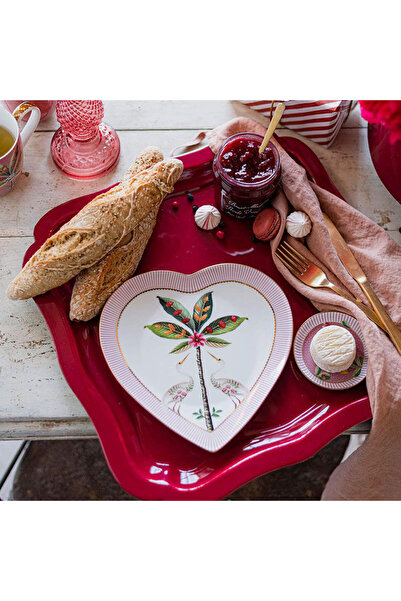 Pip Studio La Majorelle Pembe Porselen Kalpli Tabak Seti 21,5 Cm