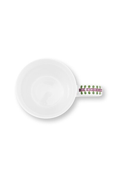 Pip Studio Lily & Lotus Mor Porselen Kupa 145 Ml