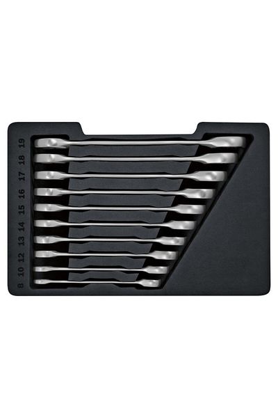Bosch Professional Ratchet Wrench Set 10 Pieces (8,10,12,13,14,15,16,17,18,19) 1600A02Au0