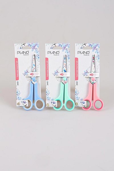 Piano Patterned Scissors 17 Cm