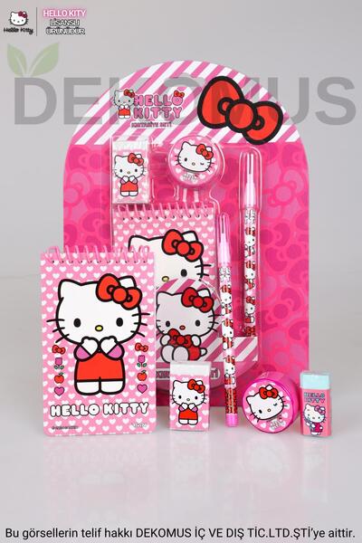 Hello Kitty Hello Kitty 4-Piece Stationery Set - Licensed, Snap-on Pencil, Er...
