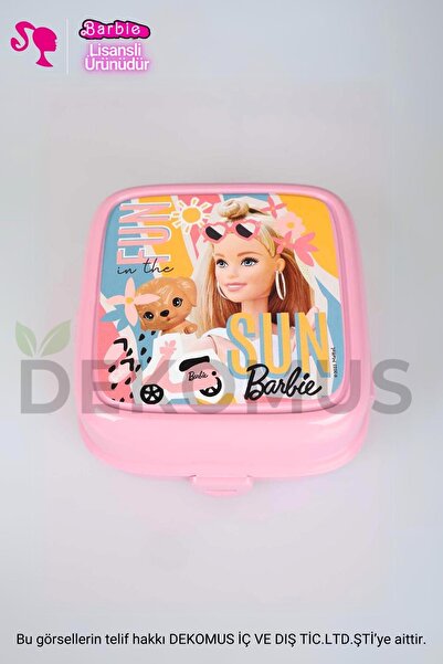 Barbie LİSANSLI BARBIE 2 KATLI BESLENME KUTUSU *SMART LUNCH BOX* INSPIRE