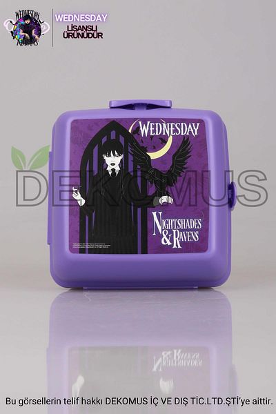 WEDNESDAY LICENSED WEDNESDAY 2 LAYER LUNCH BOX