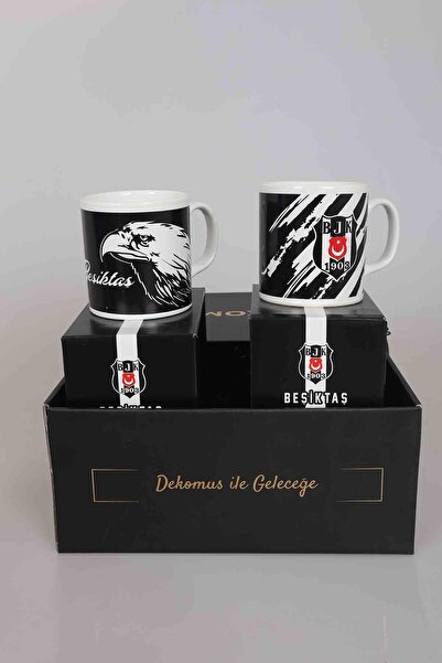 Beşiktaş Dekomus Gıft Box Özel Kutulu Lisanslı 2'li Kupa