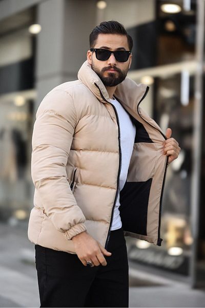 S&M CLOTHİNG Ανδρικό πουπουλένιο παλτό New Season
