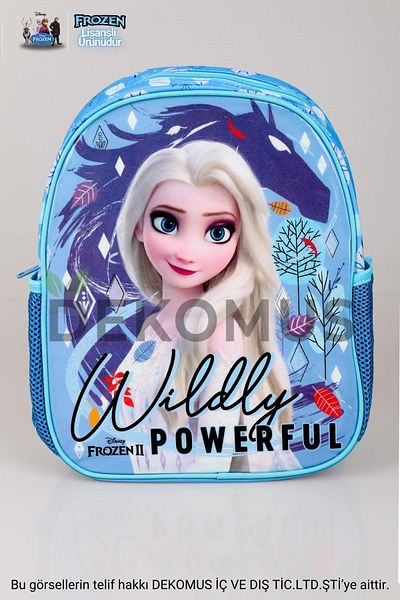 Disney Frozen Elsa Licensed - Geantă de grădiniță de dimensiuni mici de 32 cm