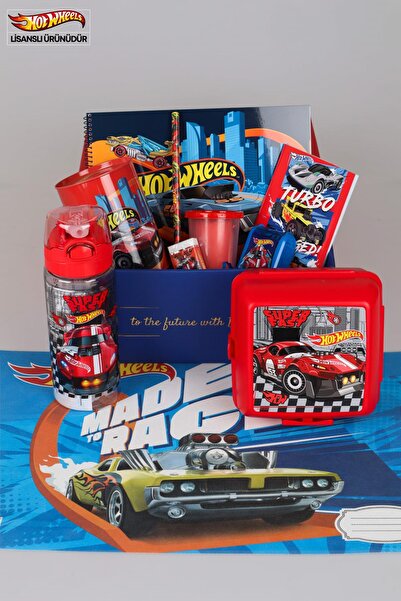 HOT WHEELS DEKOMUS ÖZEL KUTULU YENİ SEZON LİSANSLI HOT WHEELS MATARA,BESLENME...