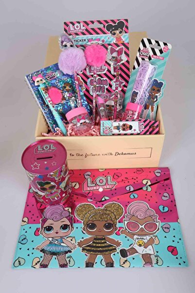 L.O.L. SURPRISE DEKOMUS ÖZEL KUTULU LİSANSLI L.O.L SURPRISE PINK LOVE KIRTASİ...