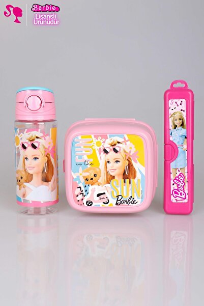 Barbie Lisanslı 'nin Beslenme Ve Bakım Seti 3'lü Yemek Seti