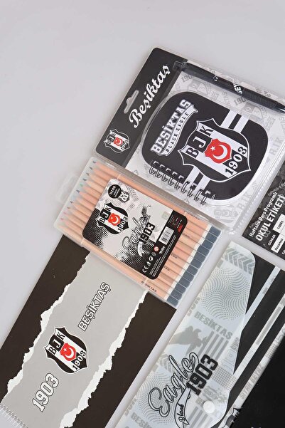 Beşiktaş LICENSED CIFTLE 36 PIECES PREMIUM STATIONERY SET