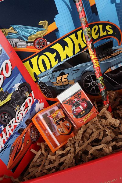 HOT WHEELS DEKOMUS New Season Licensed Hot Wheels Stationery Set - Special Boxed