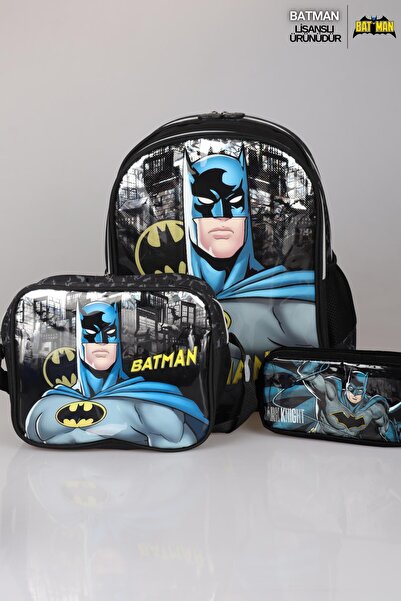 Batman Yeni Sezon Lisanslı Tek Bölmeli Küçük Boy 35 Cm Anaokul,beslenme Ve Ka...