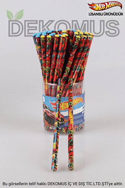 HOT WHEELS 2024 YENİ SEZON LİSANSLI HOT WHEELS TEKLİ KURŞUN KALEM