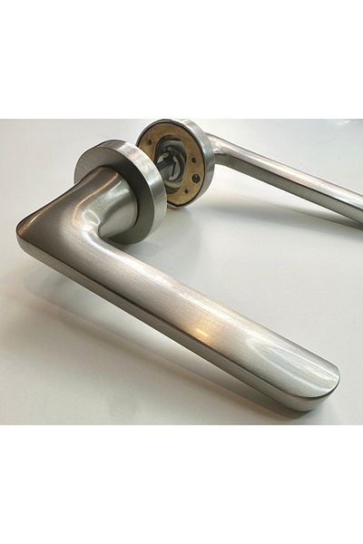 Hafele Eloy Satin Room Door Handle