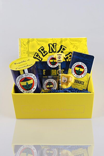 Fenerbahçe Dekomus Gıft Box Özel Kutulu Lisanslı Kırtasiye Seti Kumbara,resim...