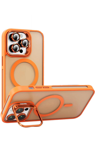 Caseji حافظة متوافقة مع هاتف Apple Iphone 16 Pro Max مع حامل غير لامع Magsafe...