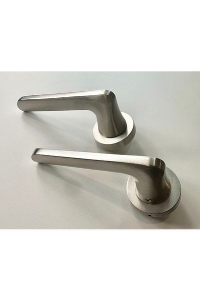 Hafele Eloy Satin Yale (Outdoor) Door Handle