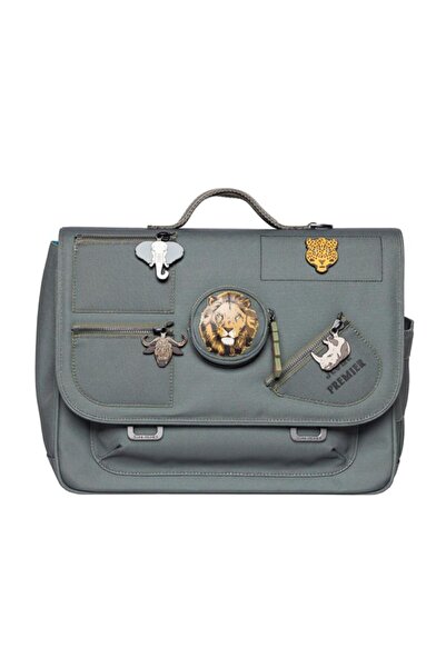 It Bag Midi- Big Five Khaki Okul Çantası