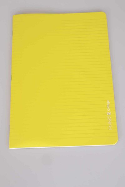 Piano Sim - A5 40 Sheets Notebook with Pp Cover, 2 Lined and Checked Notebooks
