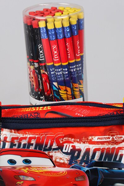 CARS 2 Pieces Pencil and Double Bias Pencil Sharpener and Eraser Set - Lisanls Cars