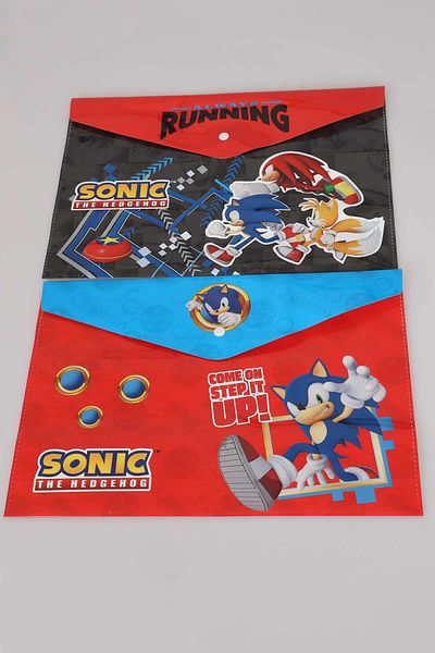 Disney LICENSED SONIC 2-PIECE FENDER FILE