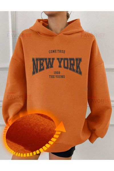 FAVORİST Prevelika majica sa kapuljačom (COME TRUE NEW YORK)