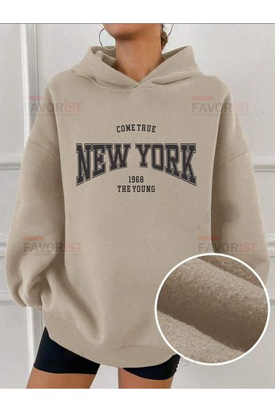 FAVORİST Φούτερ Oversize Hooded (COME TRUE NEW YORK).