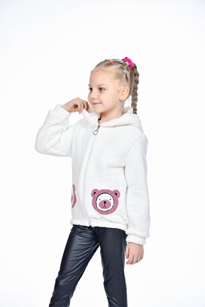 Kamex Куза Кумаш Панта Армалі Дівчача Плюшева Куртка