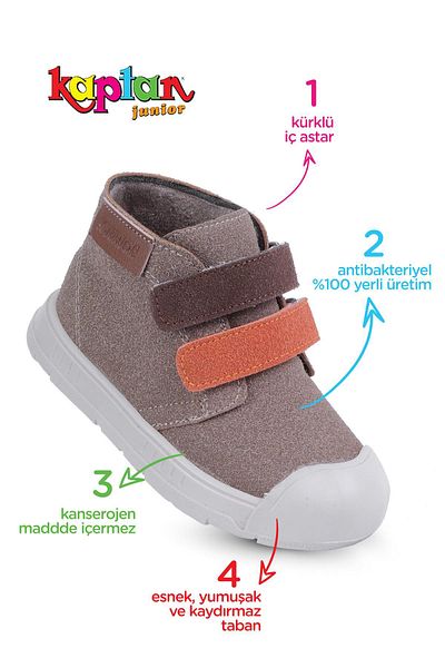 KAPTAN JUNIOR Αντιολισθητικές ορθοπεδικές σόλες για αγόρια Captain Junior Boots - BMLE 550