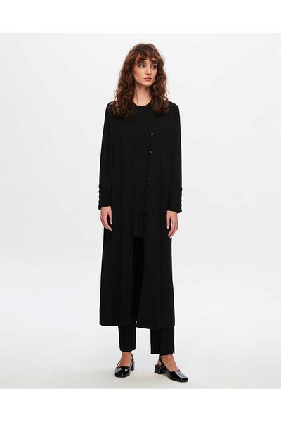 MISS DALIDA T24Y-9021 MISSDALIDA CLEAN CUT FLAT COLOR BUTTONED HIRKA