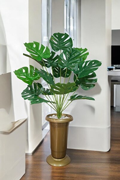 SY Vista Yapay Çiçek - Yapay Monstera (DEVE TABANI AĞACI) 1.1 Metre