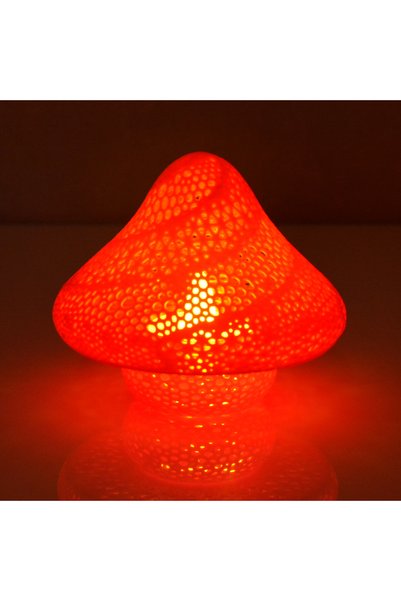 Generic Brand Small Red Mushroom Lamp, Candle Stylish Decoration Accessory